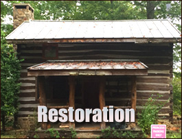 Historic Log Cabin Restoration  Warren County, Ohio